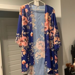 Blue Flower Cardigan